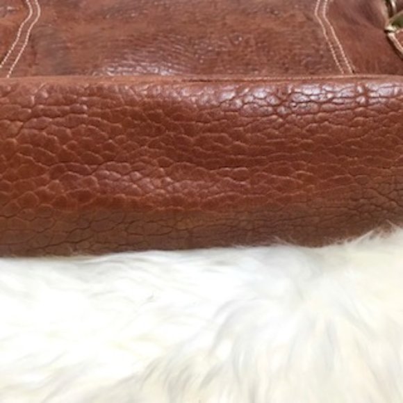 Fleur-de-lis Royal Plush Leather Bag - Picture 10 of 15